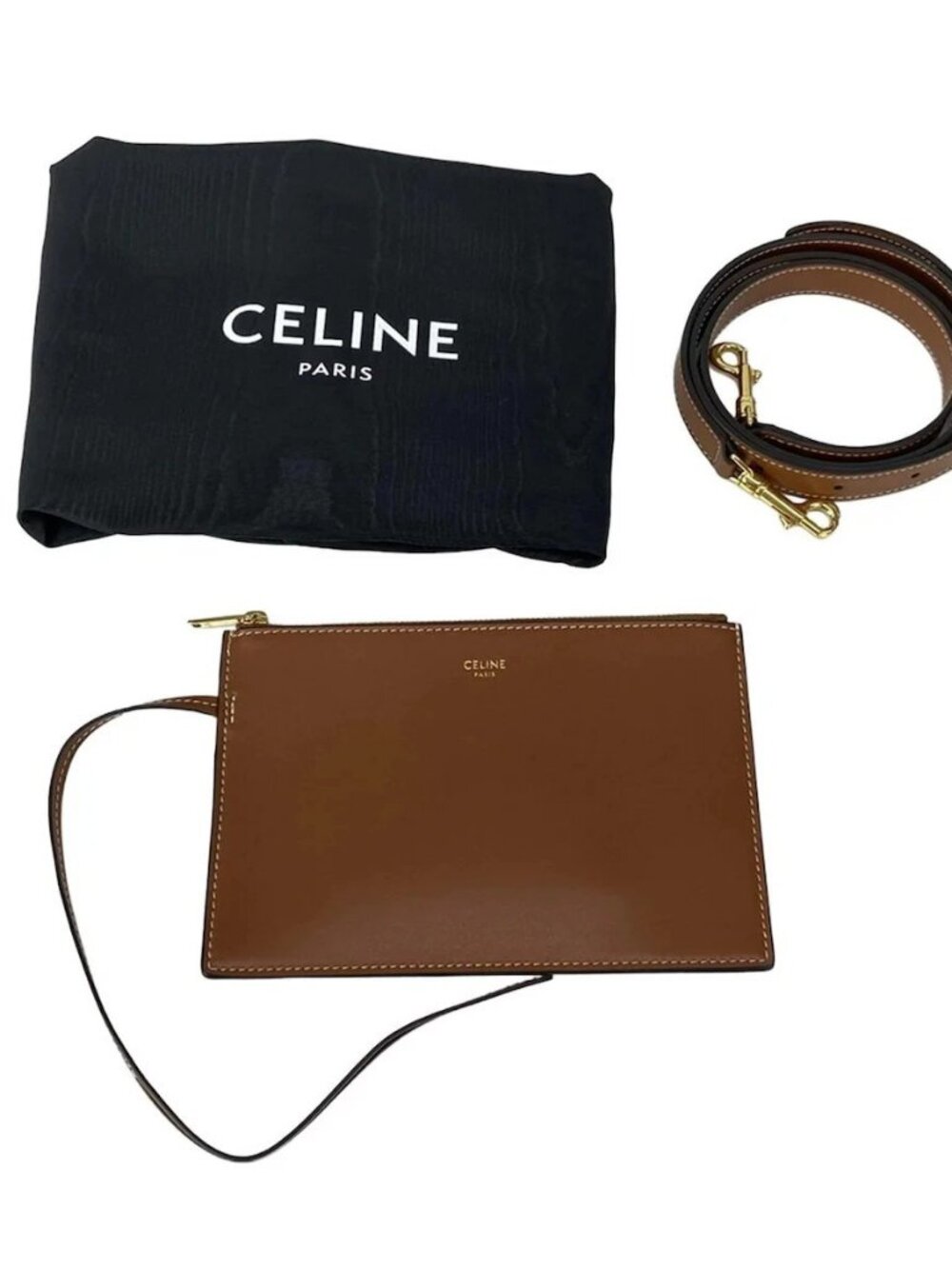 CELINE Medium Bucket Louise 116613FX9.04LU Tan (Brown) Smooth Calfskin - Picture 16 of 16